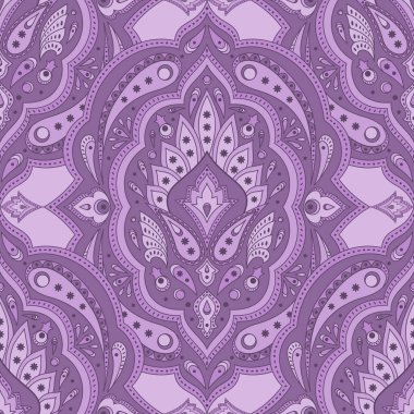 Çiçek Hint desenli tasarlamak vektör sorunsuz. Vintage çiçek sarı kumaş için etnik süsleme. Oryantal halk tasarım bohem yastık Tekstil, giyim çingene, yoga duvar kağıdı, Türk lüks düğün.