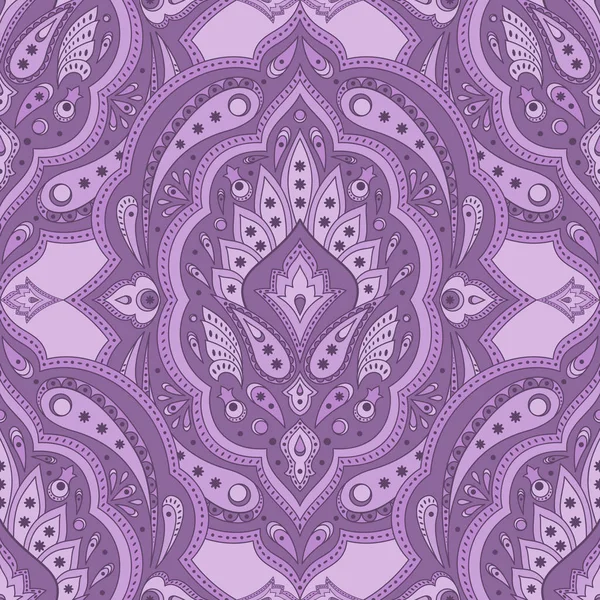 Çiçek Hint desenli tasarlamak vektör sorunsuz. Vintage çiçek sarı kumaş için etnik süsleme. Oryantal halk tasarım bohem yastık Tekstil, giyim çingene, yoga duvar kağıdı, Türk lüks düğün.