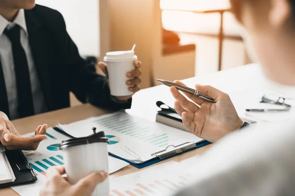 Verksamhet Personlig Debatt Finansiering Budget Pappersarbete — Stockfoto