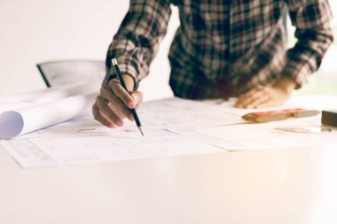 El mühendislik gencin blueprint o masada çizim
