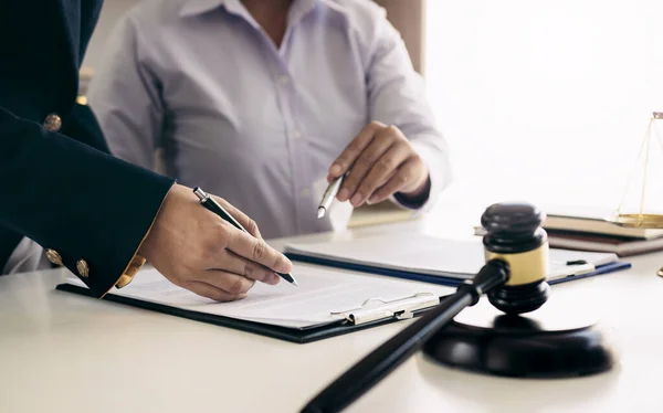 Judge Working Office Court Justice — Stock Photo, Image