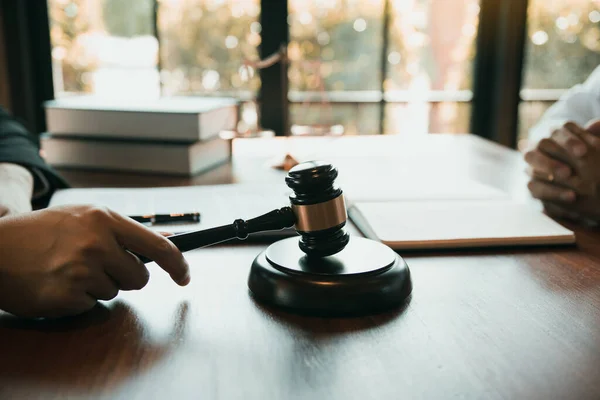 Judge Working Office Court Justice — Stock Photo, Image