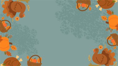 Şükran günü arka plan. Vektör çizim.