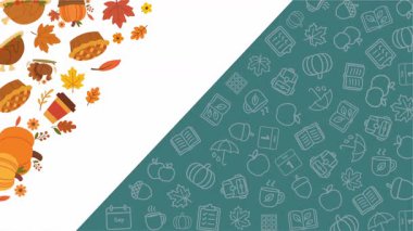 Şükran günü kutlama Banner