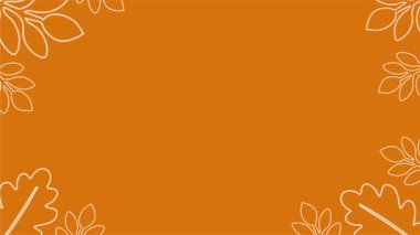 turuncu ve kahverengi çiçekli süs tasarımı