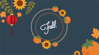 Chuseok Festival Tasarımı: Chuseok Günü için Kore süslemeleri