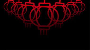 Siyah arkaplanı olan kırmızı kalp