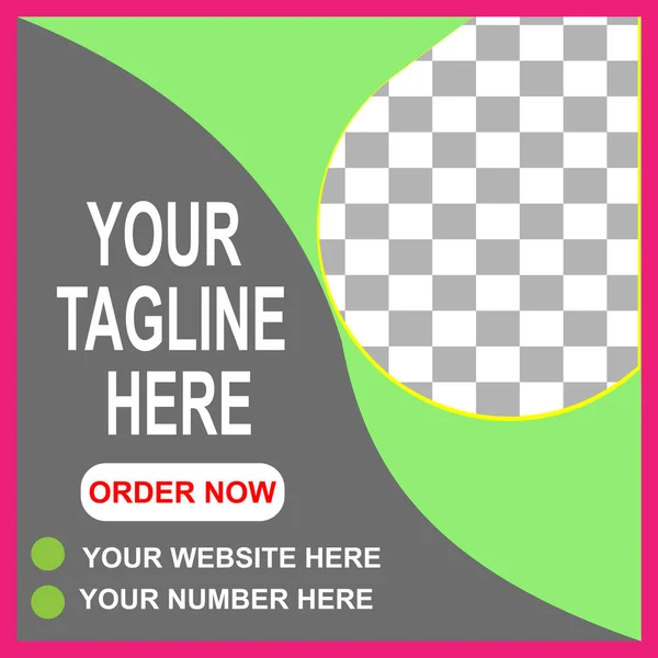 Satış, promosyon, tanıtım, reklam, pazarlama, promosyon, satış ve promosyon için sosyal medya şablonu. vektör illüstrasyonu