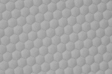 Yatak örtüsünün soyut beyaz dokusu veya yastık yüzeyi arkaplanı kapat