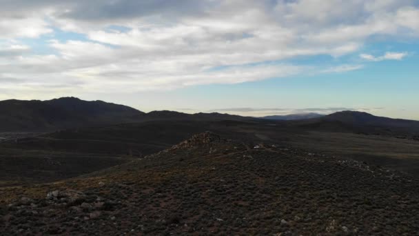 Volar Sobre Rutas Senderismo Carreteras 4X4 Hacia Camión Las Altas — Vídeos de Stock