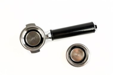 Sade ve gümüş kahve filtresi.