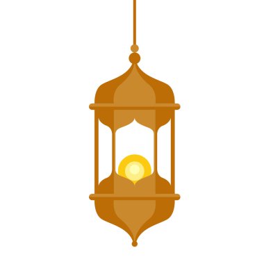 Arapça Fener vektör çizim düz stil