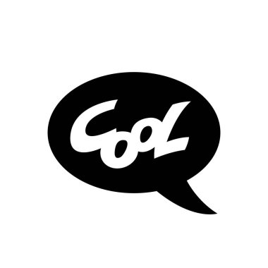 siyah arka plan vektör yazı serin 