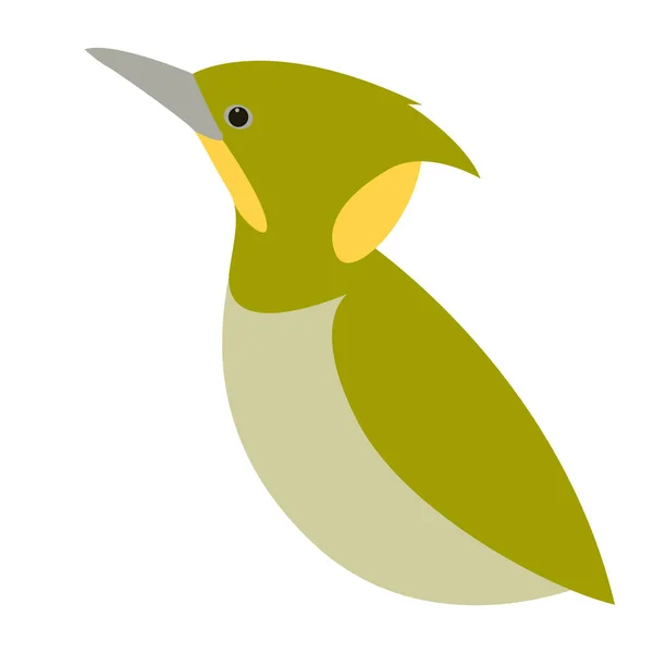 Pájaro carpintero vector ilustración estilo plano — Archivo Imágenes Vectoriales