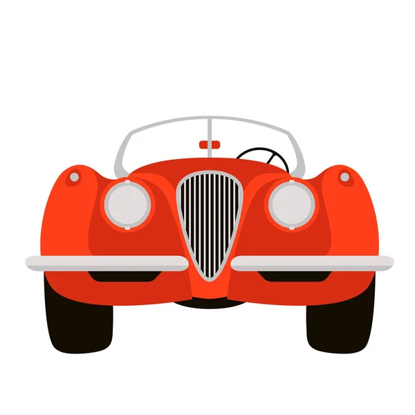 Clásico coche vintage vector ilustración — Vector de stock