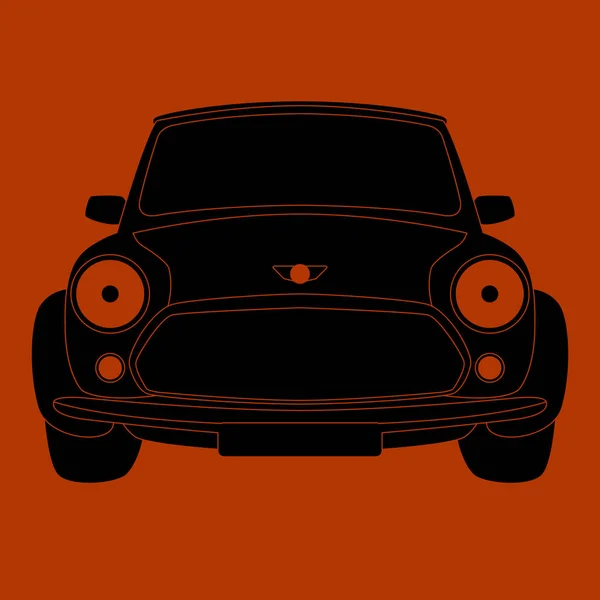 Oldtimer Vektor Illustration Vorderseite — Stockvektor