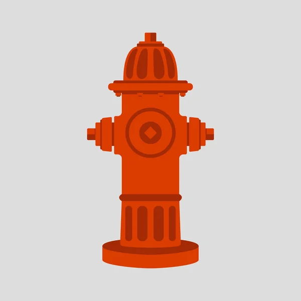 Feuerhydrant Vektor Illustration flachen Stil — Stockvektor