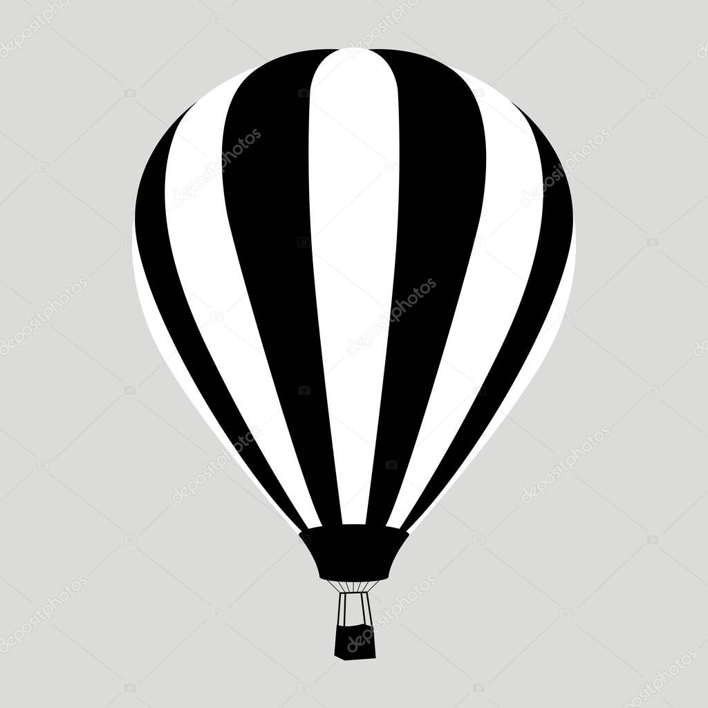  aerostat Balloon   vector illustration flat  