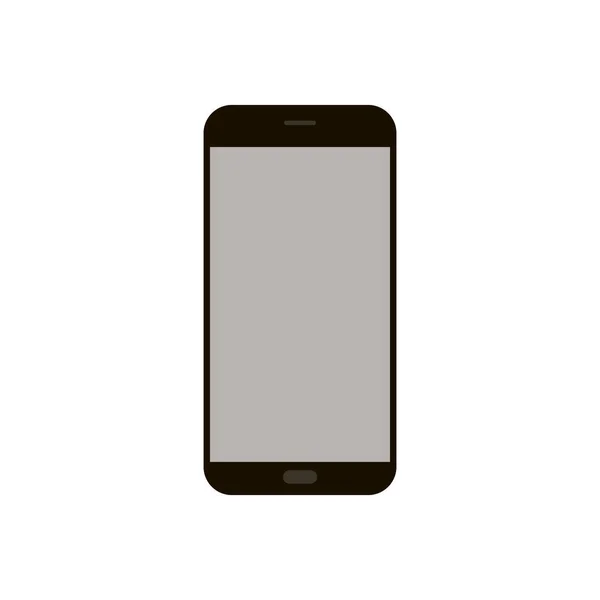 Smartphone Vektor Illustration flacher Stil — Stockvektor