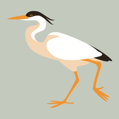 Heron çizimde yürüyüş