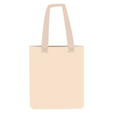 ekolojik kağıt torba, illüstrasyon, düz vektör 