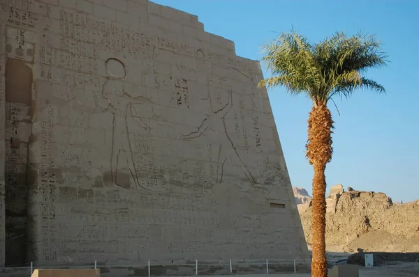 ラムセス Iii Fragment Luxor エジプト — ストック写真