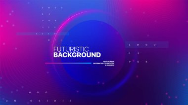 Sıvı renk arka plan tasarımı. Sıvı mor degrade şekilleri. Açılış sayfasını tasarla. Fütüristik soyut kompozisyon. Vektör İllüstrasyonu