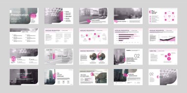 Geometrik Sunum Elemanı Şablonları. Vektör bilgi grafikleri. Sunum, Flyer ve Broşür, SEO, Pazarlama, Webinar İniş Sayfa Şablonu, Web Sitesi Tasarımı, Banner.