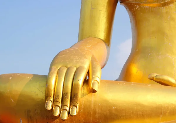 Mano Buda Dorada Pattaya Tailandia — Foto de Stock