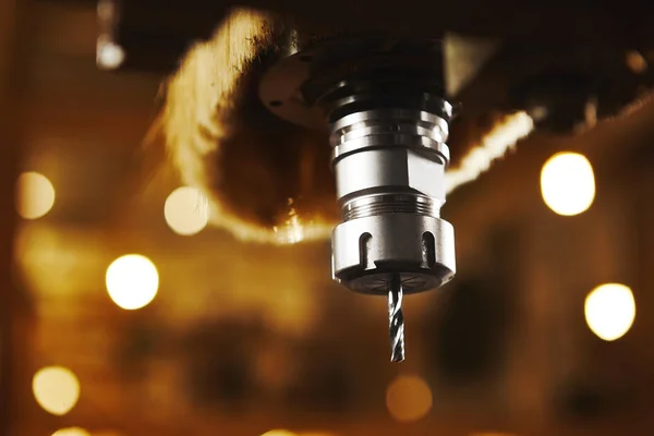 Frazier in cnc router, close up shot. Computer numerical control machine. — Stock Photo, Image