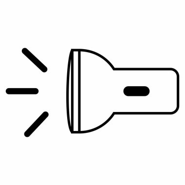 flashlight icon vector design