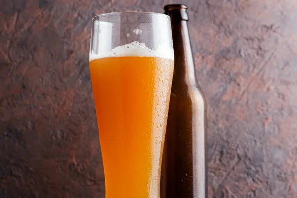 Cerveza Artesanal Una Cerveza Amarga Pálida Con Kumquat Cítricos — Foto de Stock