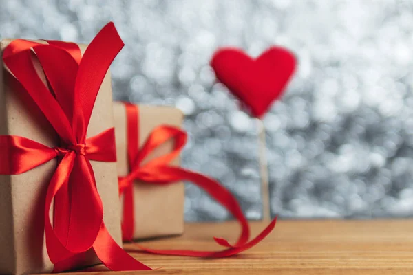 Caja Regalo Para Día San Valentín —  Fotos de Stock