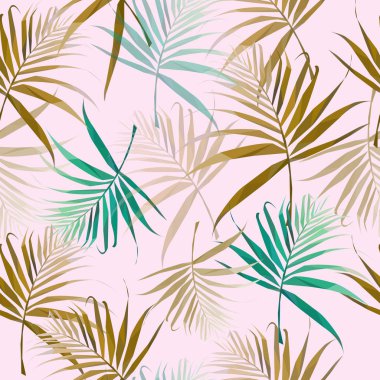 Fern raster Illustration. Düşük Poli stili.