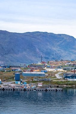 Narsarsuaq, Grönland 13 Ağustos 2025, limana doğru yelken açıyor.. 