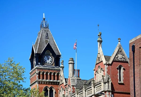 Visa Det Viktorianska Rådhuset Med Sin Dekorativa Klocktornet King Edward — Stockfoto