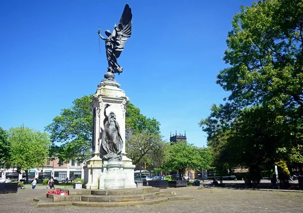 Burton Trent Reino Unido Abril 2018 Vista Memorial Guerra Lichfield — Fotografia de Stock