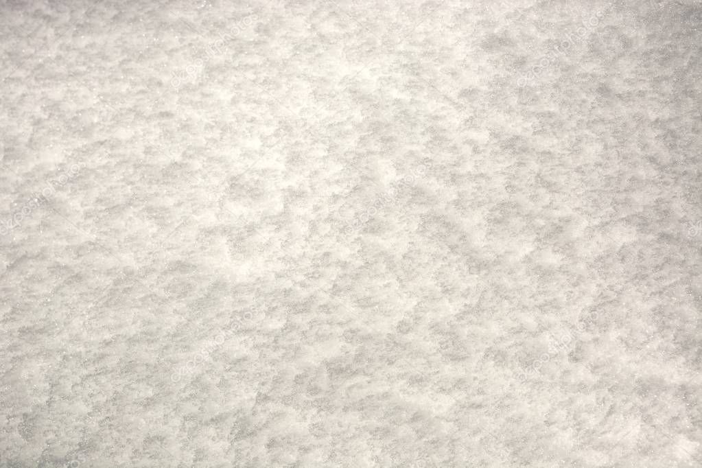 Smooth and even white snow background, England, UK, Western Europe.