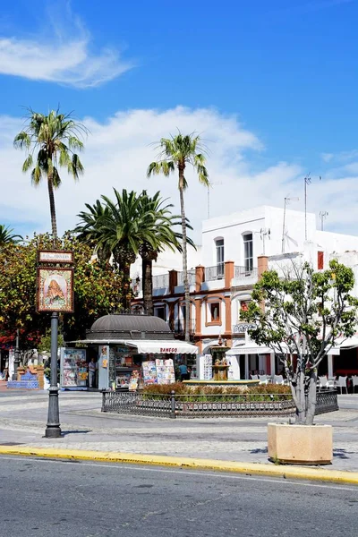 Ayamonte Spanien Juni 2017 Visa Kröningen Torget Plaza Coronacion Med — Stockfoto