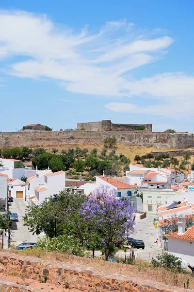 Castro Marim Portugal Verhoogde Juni 2017 Uitzicht Het Kasteel Stad — Stockfoto