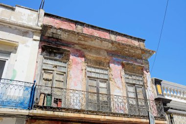 Geleneksel Portekiz yapı yenileme, Olhau, Algarve, Portekiz, Europe ihtiyacı eski şehir.