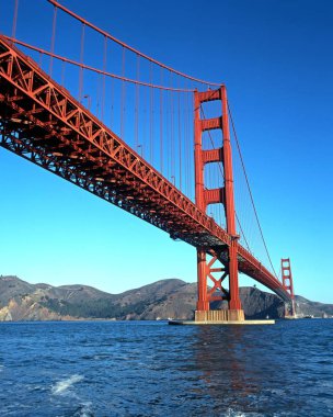 Golden Gate Köprüsü, San Francisco, California, ABD.