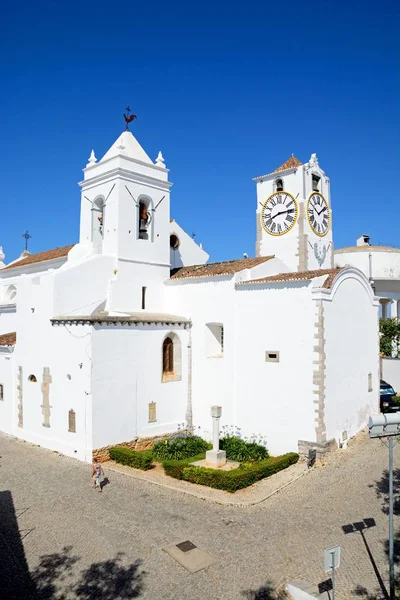 Tavira Portugal Juin 2017 Vue Surélevée Église Marys Dans Vieille — Photo