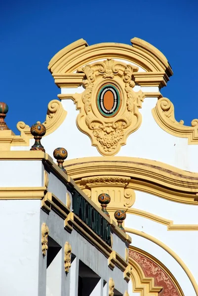 View of part of the Lope de Vega theatre detail, Seville, Spain. — Stock Photo, Image