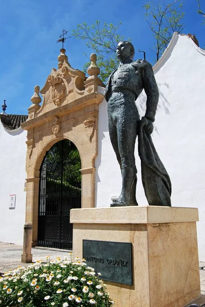 Statue of Pedro Espinosa outside the church, Antequera, Malaga