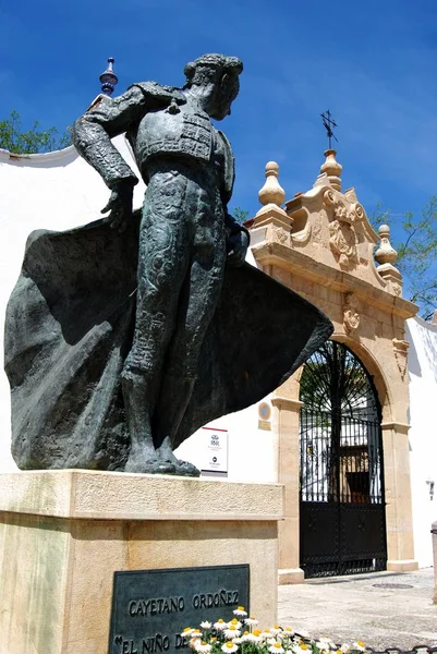 Statue of Pedro Espinosa outside the church, Antequera, Malaga