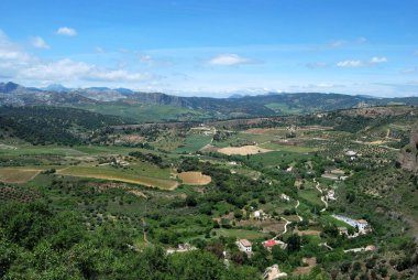 Eski içme yalak görünümü funte de los ocho canas veya eski şehir, Ronda, İspanya sekiz boru denir.