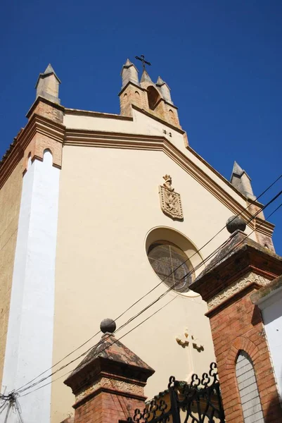 Kerkgebouw gelegen in het Joaquin Peinado Museum in de Plaza del Gigante, Ronda, Spanje. — Stockfoto