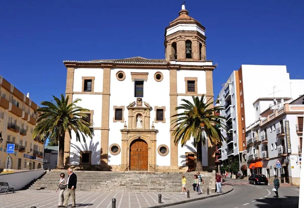 Pohled na kostel Merced postavený v roce 1585, Ronda, Španělsko. — Stock fotografie
