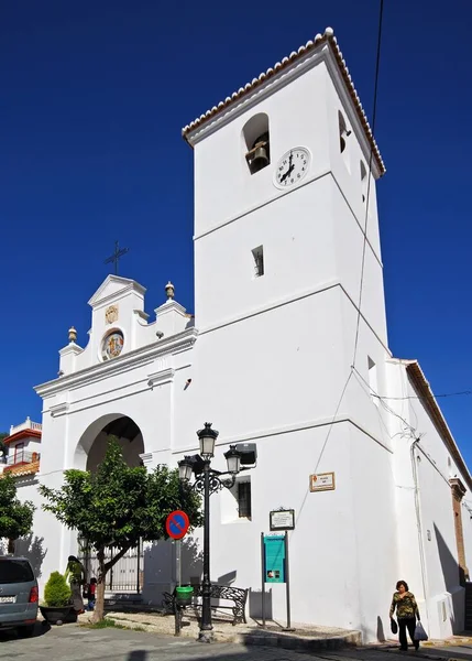 Monda Španělsko Října 2008 Pohled Kostel Apoštola Santiaga Náměstí Iglesia — Stock fotografie